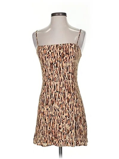 Pre-owned Sunday Best Cocktail Dress In Brown