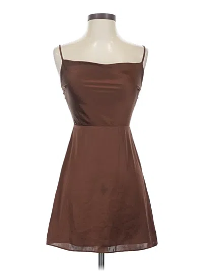 Pre-owned Sunday Best Cocktail Dress In Brown