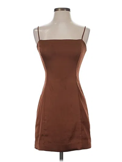 Pre-owned Sunday Best Cocktail Dress In Brown