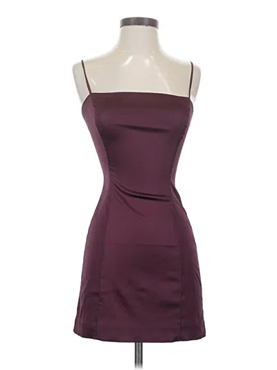 Pre-owned Sunday Best Cocktail Dress In Burgundy