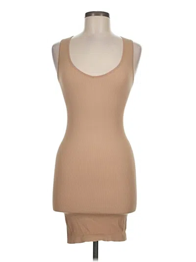 Pre-owned Sunday Best Cocktail Dress In Tan