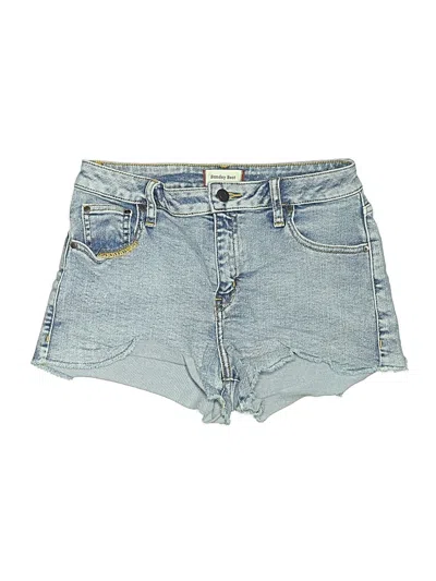 Pre-owned Sunday Best Denim Shorts In Blue