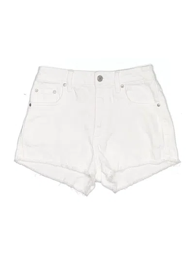 Pre-owned Sunday Best Denim Shorts In White