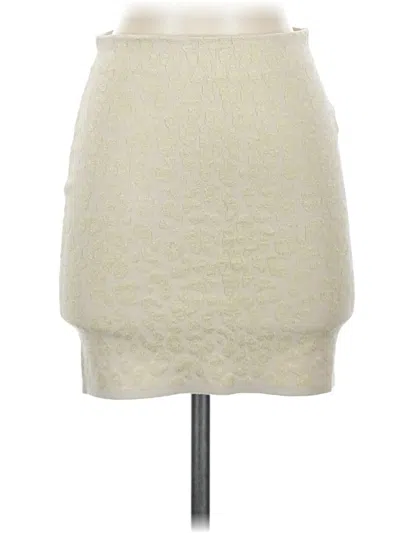 Pre-owned Sunday Best Formal Skirt In Ivory