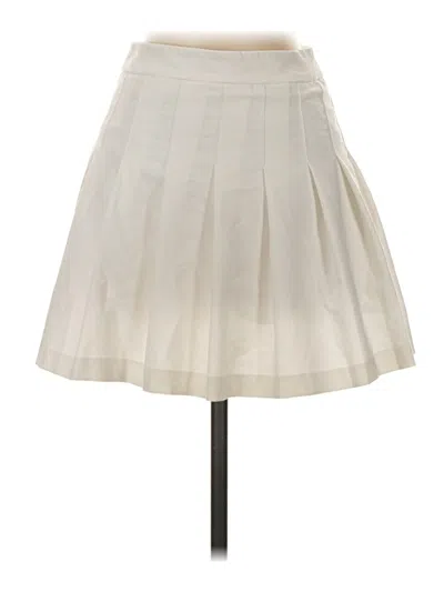 Pre-owned Sunday Best Formal Skirt In Ivory