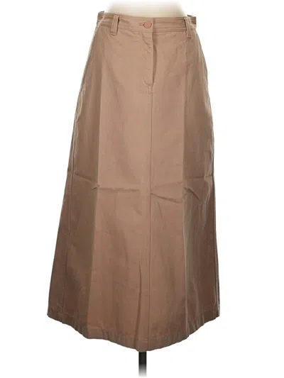 Pre-owned Sunday Best Formal Skirt In Tan