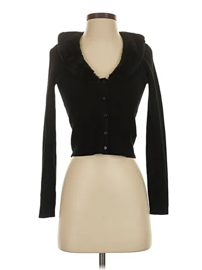 Pre-owned Sunday Best Long Sleeve Blouse In Black