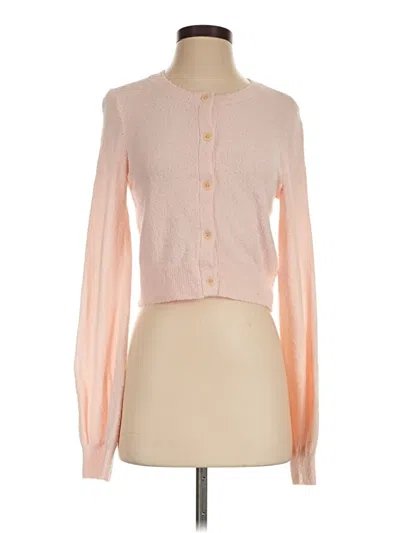 Pre-owned Sunday Best Long Sleeve Blouse In Pink