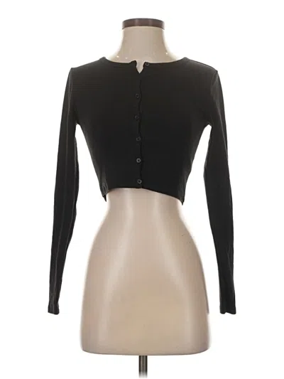 Pre-owned Sunday Best Long Sleeve Top Black Sweetheart Neckline Tops