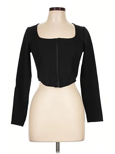 Pre-owned Sunday Best Long Sleeve Top Black Tops