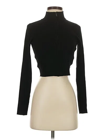 Pre-owned Sunday Best Long Sleeve Top Black Turtleneck Tops