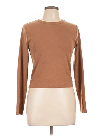 Pre-owned Sunday Best Long Sleeve T-shirt In Brown