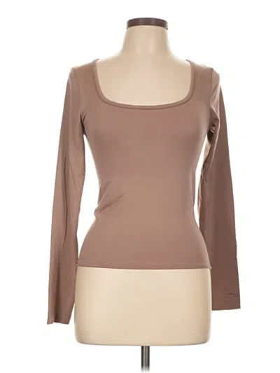 Pre-owned Sunday Best Long Sleeve T-shirt In Brown