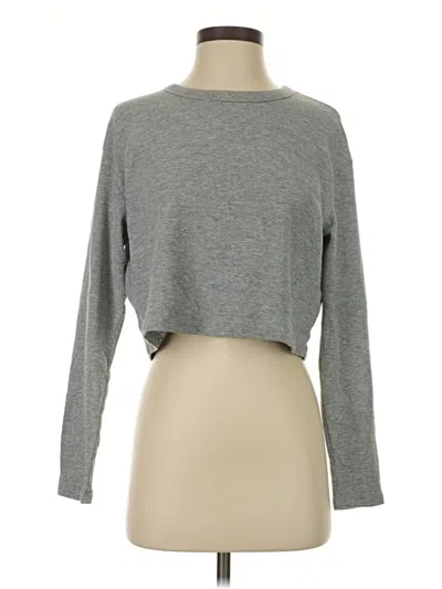 Pre-owned Sunday Best Long Sleeve T-shirt In Gray