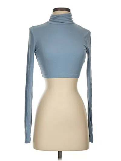 Pre-owned Sunday Best Long Sleeve Turtleneck In Blue