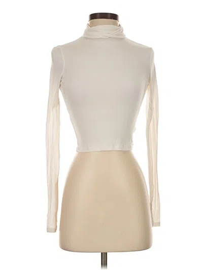 Pre-owned Sunday Best Long Sleeve Turtleneck In Ivory