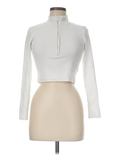 Pre-owned Sunday Best Long Sleeve Turtleneck In Silver