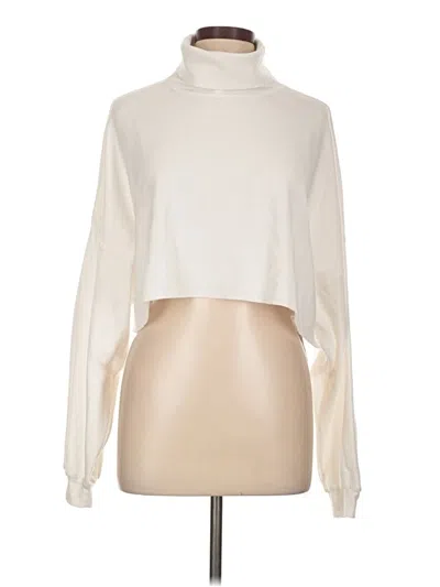 Pre-owned Sunday Best Long Sleeve Turtleneck In White