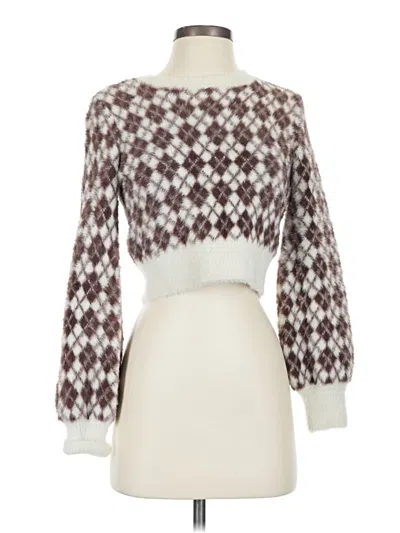 Pre-owned Sunday Best Pullover Sweater In Brown