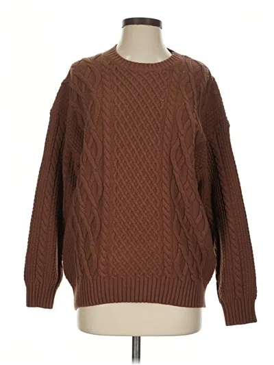 Pre-owned Sunday Best Pullover Sweater In Brown