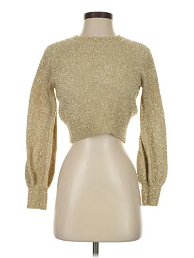 Pre-owned Sunday Best Pullover Sweater In Gold