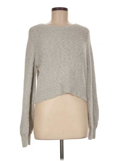 Pre-owned Sunday Best Pullover Sweater In Gray