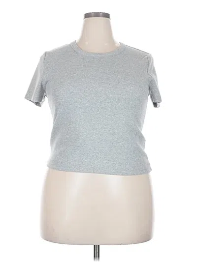 Pre-owned Sunday Best Short Sleeve T-shirt In Silver