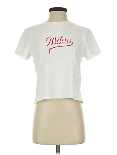 Pre-owned Sunday Best Short Sleeve T-shirt In White
