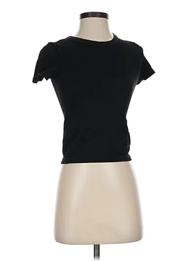 Pre-owned Sunday Best Short Sleeve Turtleneck In Black