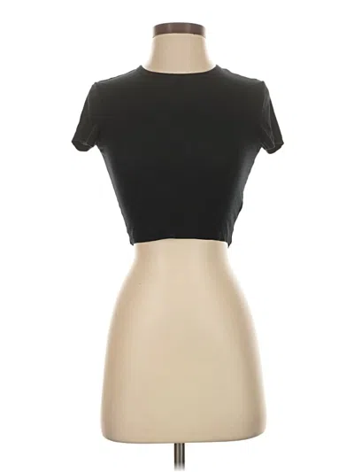 Pre-owned Sunday Best Short Sleeve Turtleneck In Black
