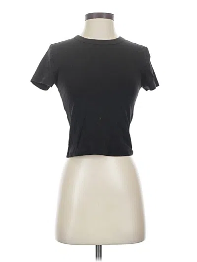 Pre-owned Sunday Best Short Sleeve Turtleneck In Black