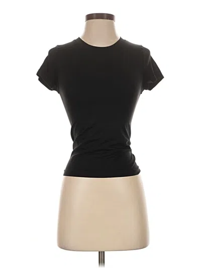 Pre-owned Sunday Best Short Sleeve Turtleneck In Black