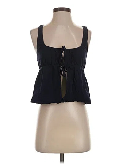 Pre-owned Sunday Best Sleeveless Blouse In Black