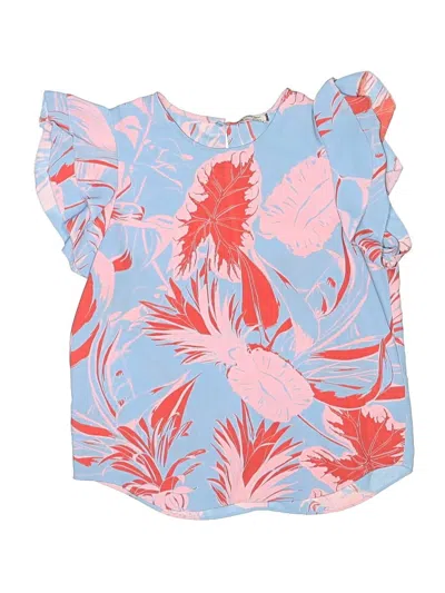 Pre-owned Sunday Best Sleeveless Blouse In Blue