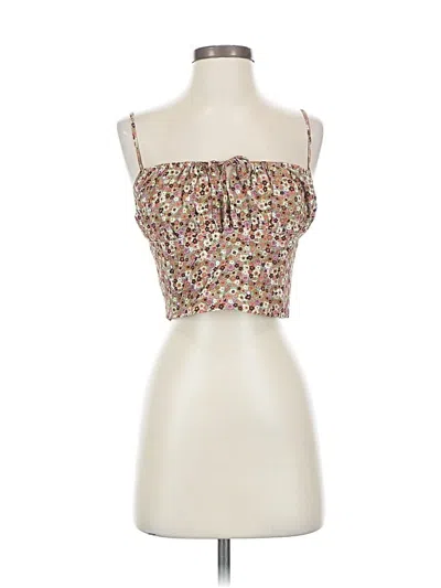 Pre-owned Sunday Best Sleeveless Blouse In Brown