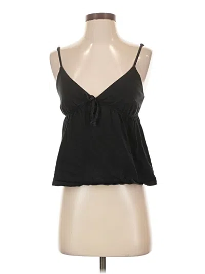 Pre-owned Sunday Best Sleeveless Top Black Halter Neckline Tops