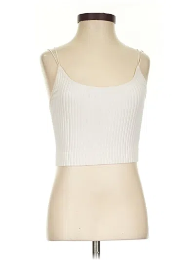 Pre-owned Sunday Best Sleeveless Top Ivory Sweetheart Neckline Tops