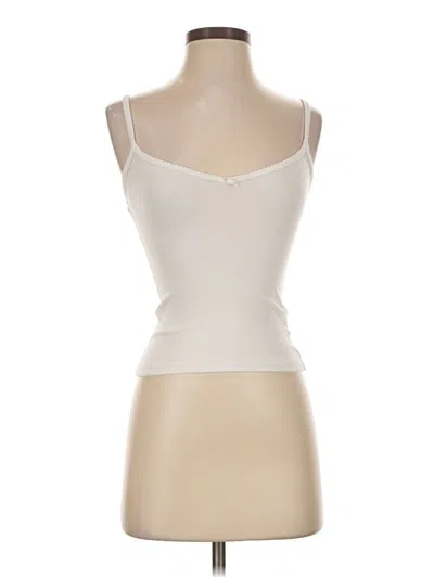 Pre-owned Sunday Best Sleeveless Top Ivory Sweetheart Neckline Tops