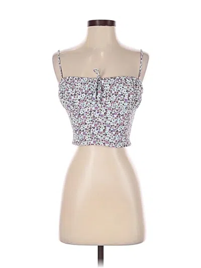 Pre-owned Sunday Best Sleeveless Top Purple Sweetheart Neckline Tops