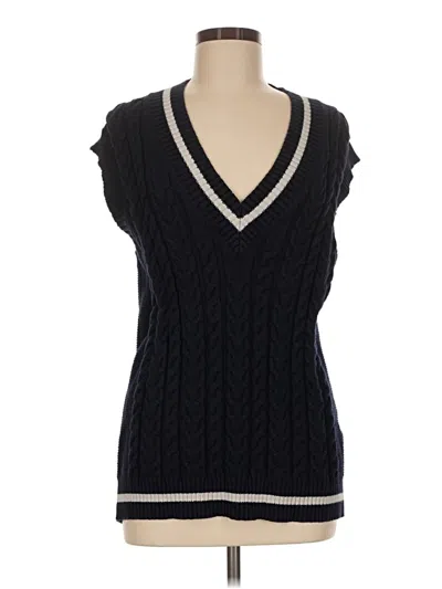 Pre-owned Sunday Best Sweater Vest In Black