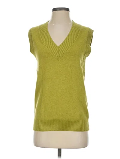 Pre-owned Sunday Best Sweater Vest In Green