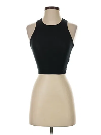 Pre-owned Sunday Best Tank Top Black Halter Neckline Tops