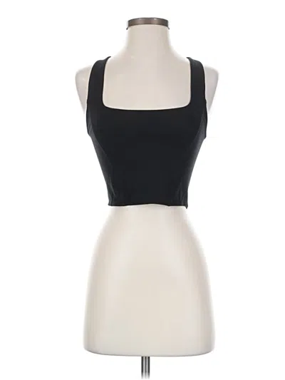 Pre-owned Sunday Best Tank Top Black Halter Neckline Tops