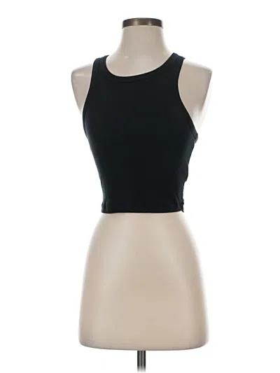 Pre-owned Sunday Best Tank Top Black Halter Neckline Tops