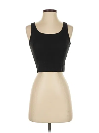 Pre-owned Sunday Best Tank Top Black Strapless Neckline Tops