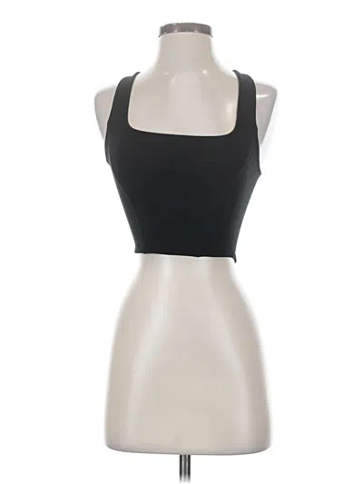 Pre-owned Sunday Best Tank Top Black Strapless Neckline Tops