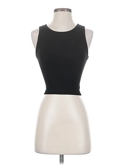 Pre-owned Sunday Best Tank Top Black Strapless Neckline Tops