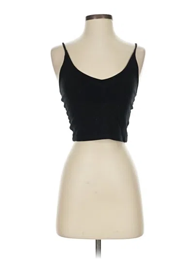 Pre-owned Sunday Best Tank Top Black Strapless Neckline Tops