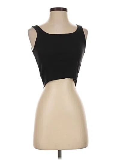 Pre-owned Sunday Best Tank Top Black Strapless Neckline Tops