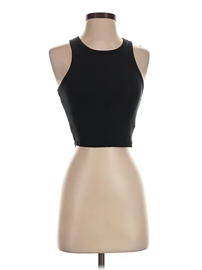 Pre-owned Sunday Best Tank Top Blue Halter Neckline Tops